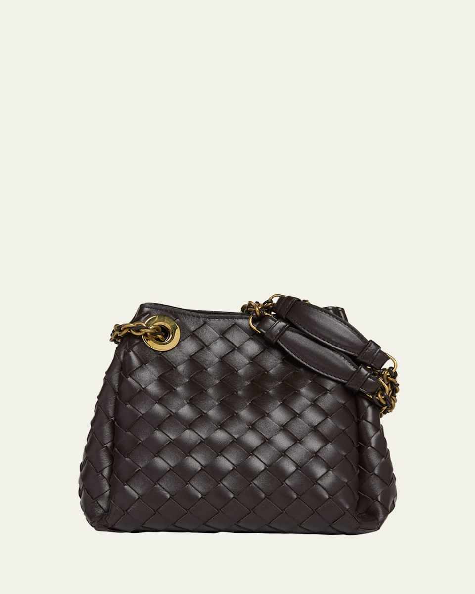 Small Parachute Leather Shoulder Bag